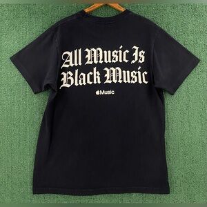 Bricks & Wood x Apple Music All Music Is Black Music T-shirt Mens Size Medium
